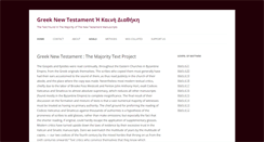 Desktop Screenshot of greeknewtestament.org